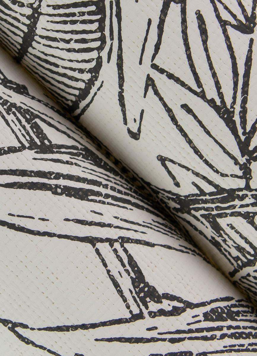 YK72115_Scott Living3 Trailing, Botanical Cream Mustard Fine Decor Wallpaper