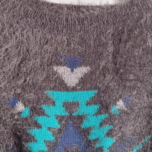 Maglione donna azteco con frange Powder River Outfitters by Panhandle nuovo con etichette taglia small - Foto 8 di 14