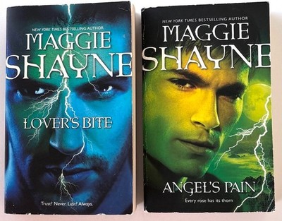 Maggie Shayne 2-Book Lot - Lover's Bite and Angel's Pain - Wings in the Night