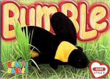 1999 Bumble the Bee 68 Series 3 2nd Edition TY Beanie Baby Trading Card 