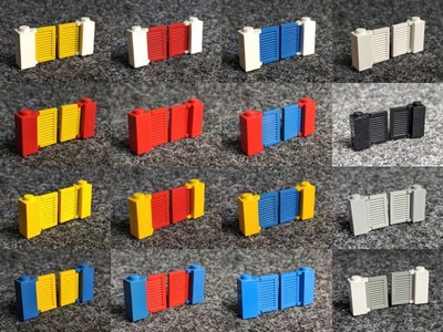 Lego 3581 / 3582 Halter + Fensterladen 1x1x2 - Eisenbahn Classic Town Vintage K1