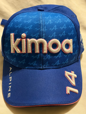 Kimoa Hat Cap Strap Back Blue Adult Adjustable Alpine F1 Team
