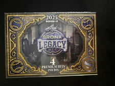2025 Leaf Bronx Legacy Baseball Factory Sealed Hobby Box