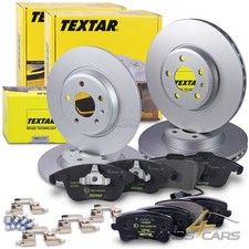 TEXTAR BREMSSCHEIBEN Ø314/300 +BELÄGE VORNE+HINTEN FÜR AUDI A4 B8 8K A5 8T 8F