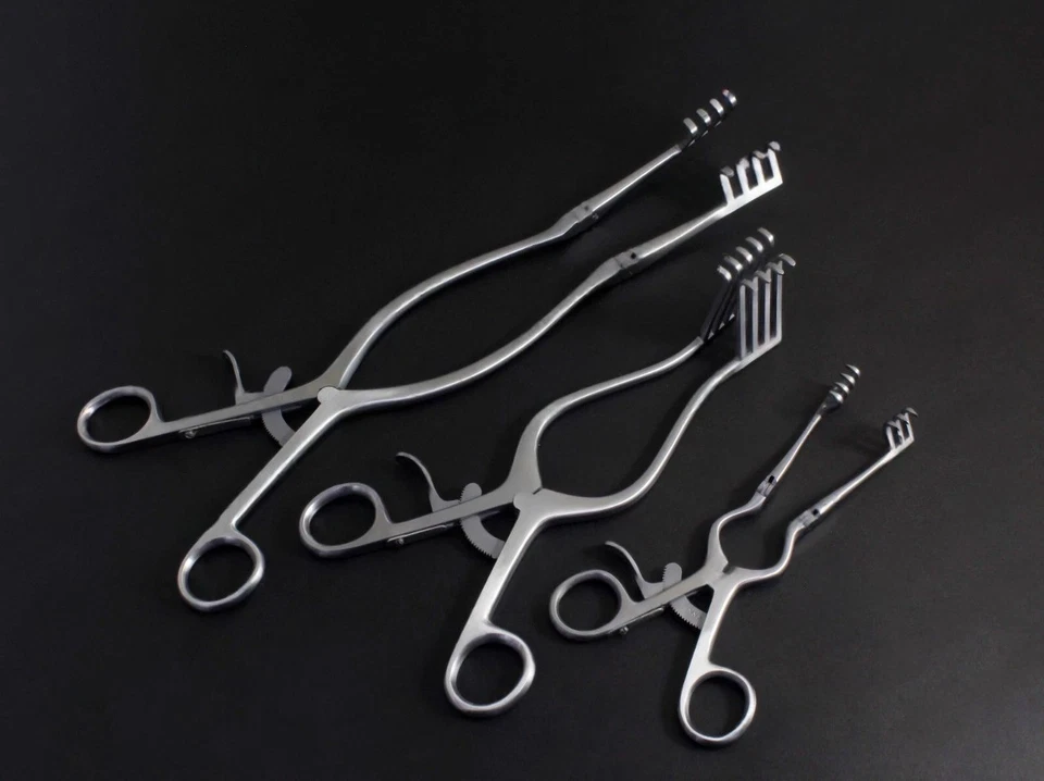 Adson Baby,Norfolk and Norwich And Beckman Adson 3 PCs Surgical Retractor - Image 3 of 4