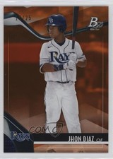 2021 Bowman Platinum Top Prospects Orange 13/25 Jhon Diaz #TOP-28 s1i