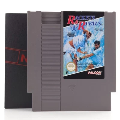 Nintendo NES Spiel: Rackets & Rivals - Modul und Schuber (PAL-B NOE) Tennis - Bild 1 von 4