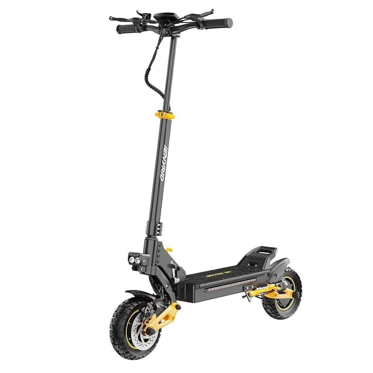 Electric Scooter 48v 2400W For Adult 10"Off Road Fat Tires Doul Motor E Scooter