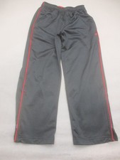 Fila Size M 10-12 Boys Black Straight Pull On Elastic Waist Sports Pants 995