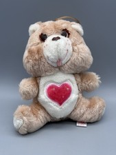 1983 Kenner Tenderheart Care Bear Plush 7" Tall 