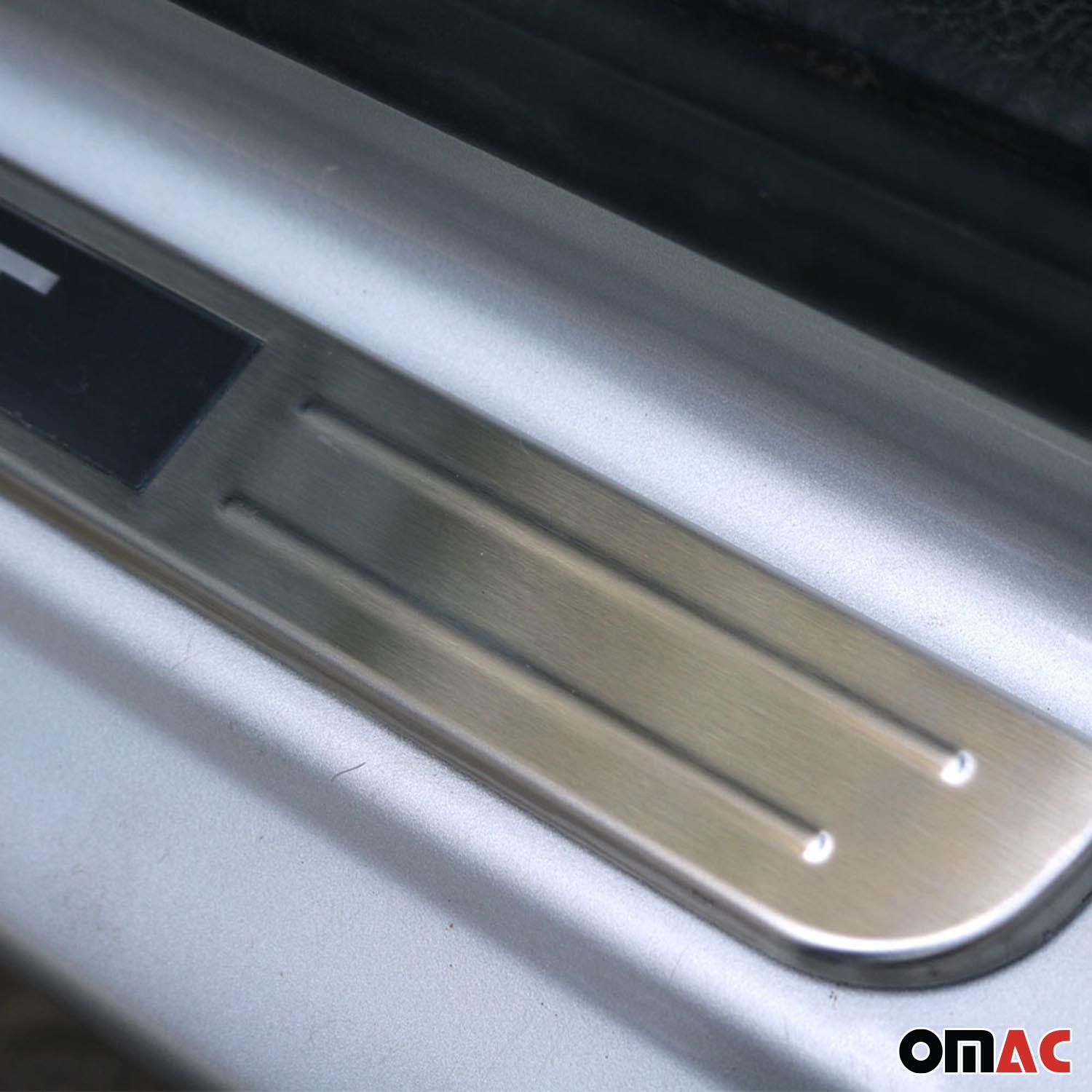 Door Sill Scuff Plate Illuminated for Mercedes SLR McLaren 2005-2009 S. Steel 2x