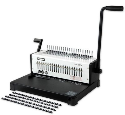 RAYSON Bindegerät, 21 Löcher, Bindet 400 Blatt, Din A4, SD-220B