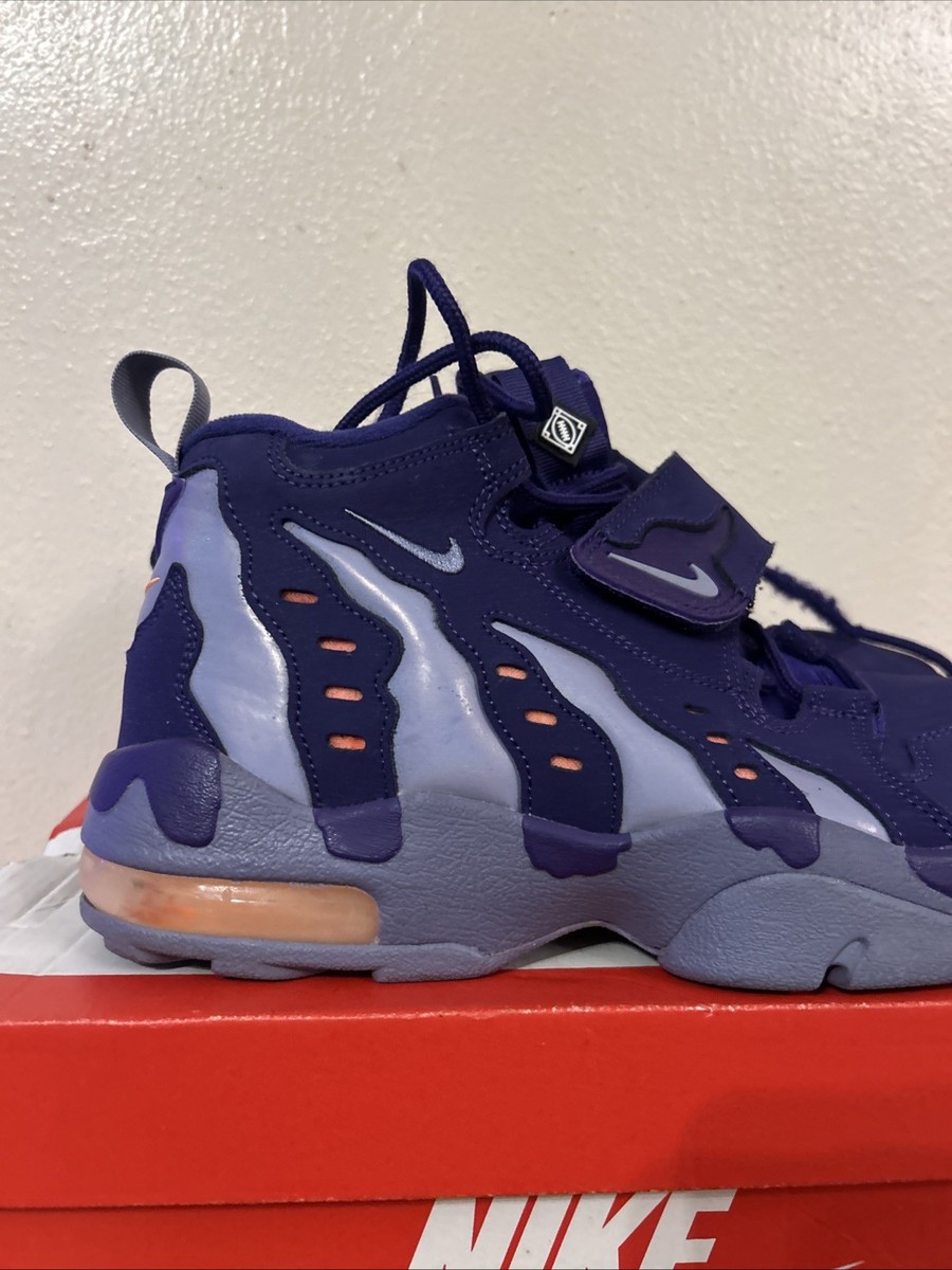 Nike Air Diamond Turf DT Max 96 Court Purple Atomic Orange - Sz 9