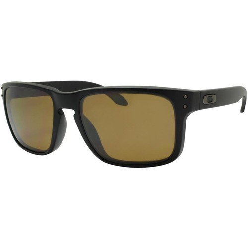 Oakley OO 9102-D755 Polarized Holbrook Matte Black Prizm Tungsten Sunglasses - Bild 2 von 5