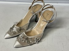 Betsey Johnson Micki Satin And Slinback Heels 8M SB James