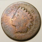 1868 Indian Head Cent  AG  "Not Cleaned -Actual Coin Pictured"