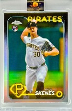 Paul Skenes RARE SSP ROOKIE SILVER HOLO REFRACTOR INVESTMENT CARD MVP HOT