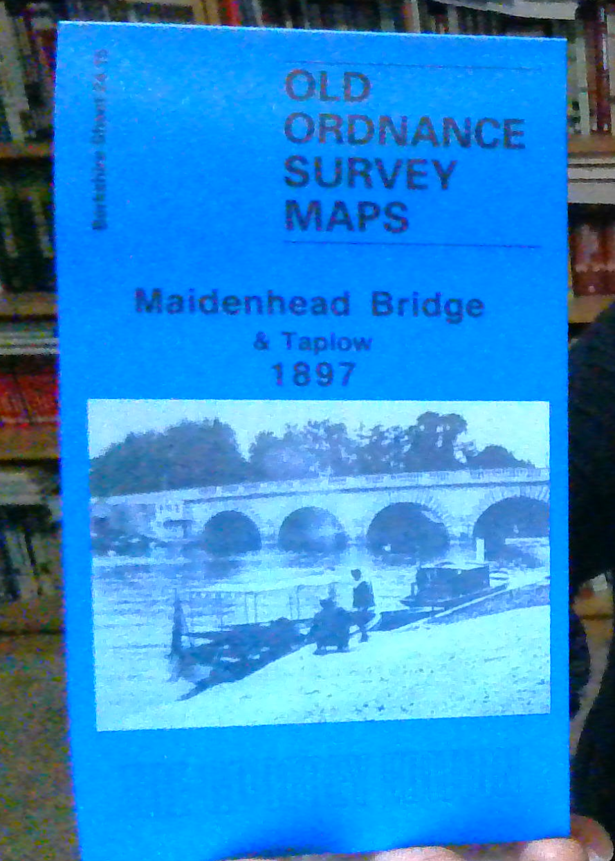 MAP OF Maidenhead Bridge & Taplow 1897  Berkshire Sheet 24.15 by Edward Sammes
