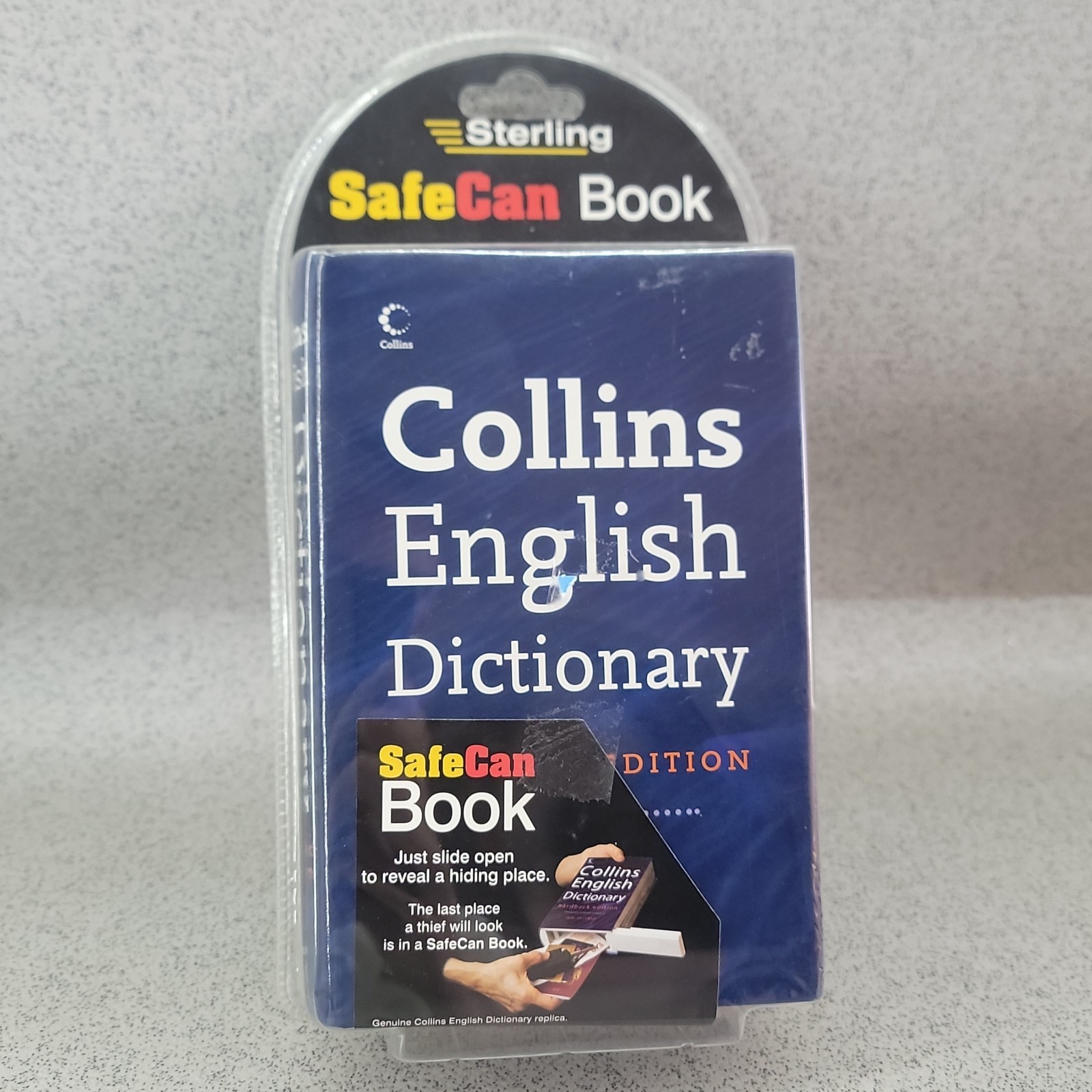 Safecan Book Collins Dictionary Secret Stash Hidden Storage Safe Hide Valuables
