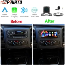 4+64GB CarPlay For 2001 2002 2004 Dodge Dakota Android 15 Radio Stereo WiFi Cam