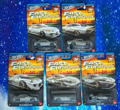2026 Hot Wheels Fast & Furious Silver Series ZAMAC - SET OF 5
