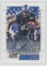 2019 Score Rookies Signatures Anthony Johnson #353 Auto rf2