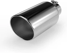 Richeer 4 to 7 inch Exhaust Tip, 4" inlet 7” Inlet:4,Outlet:7, Length:15 