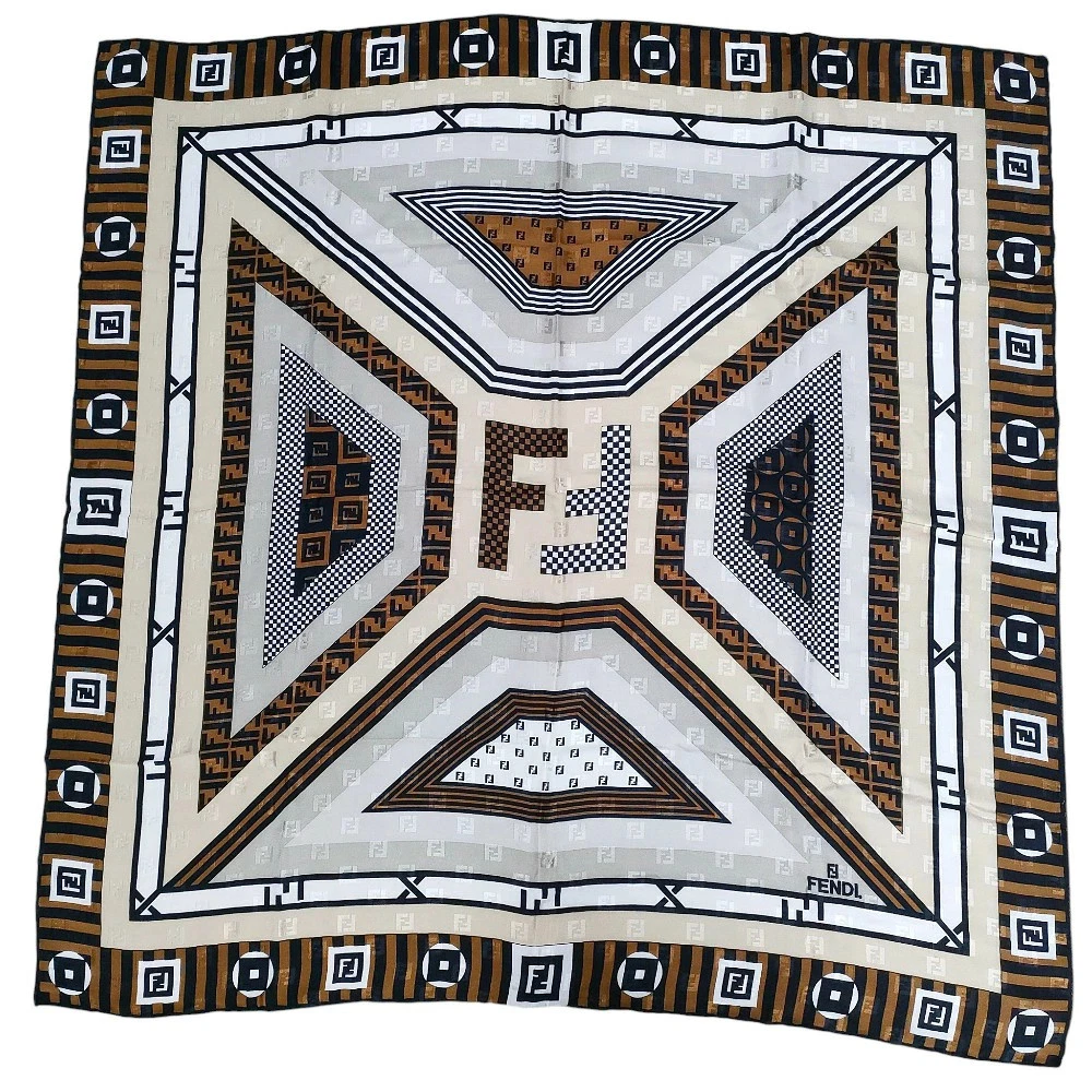 Fendi Silk Scarves & Wraps Brown for Women for sale | eBay