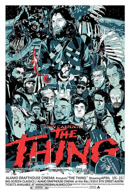 The Thing Kurt Russell, Wilford Brimley Movie Poster Print 17 X 12