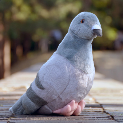Simulated Pigeon Plush Toy Doll 9'' Stuffed Animal Birthday Gift for Kids