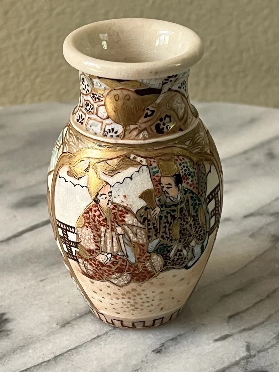 萨摩在日本古董花瓶| eBay