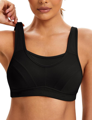 Women'S Sports Bra High Impact Large Bust Full Coverage Workout Bras Adjustable 