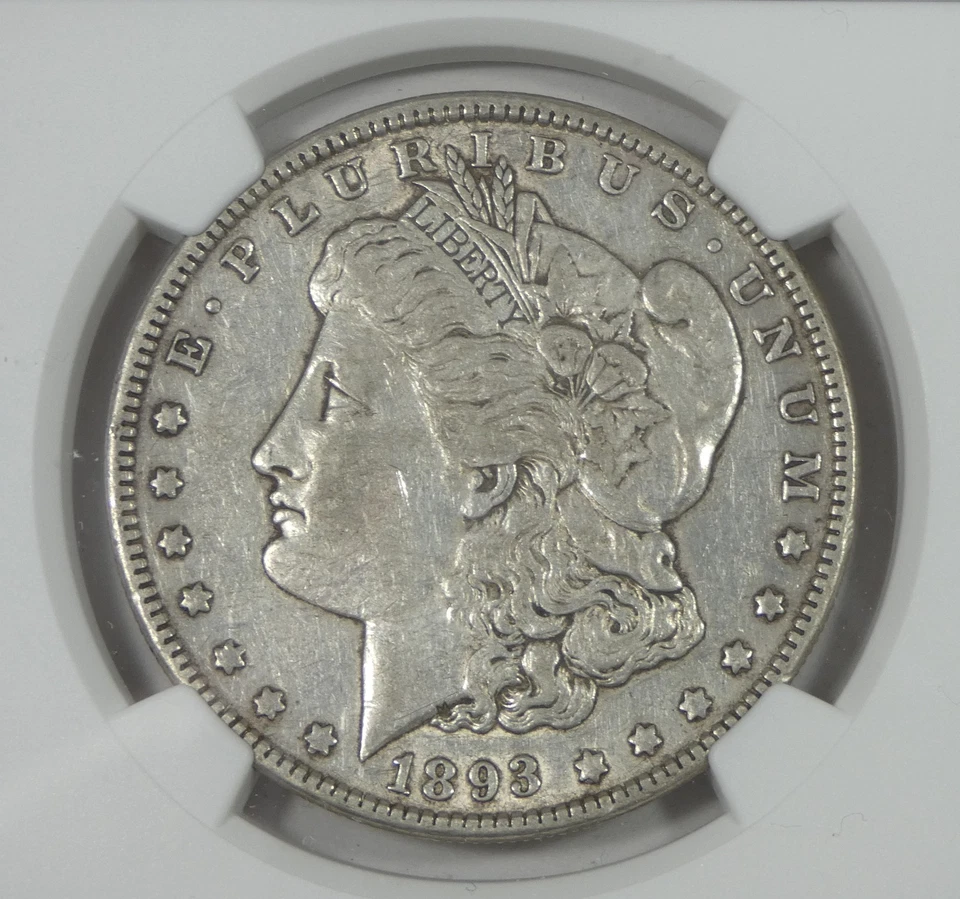 1893 Morgan Dollar CERTIFIED NGC XF 40 Silver Dollar - Image 2 of 4