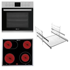 BAUKNECHT HEKO 500 H, Einbauherdset (Elektrokochfeld, A, 65 l)