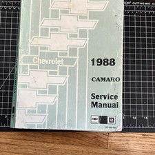 1988 Chevrolet Camaro Service Manual Chassis And Body General Motors St368-88