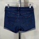 Universal Thread Size 2/26 Stretch Denim Blue Jean Shorts Distressed Mid Rise — photo 4
