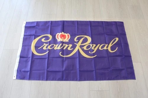 Crown Royal Banner Flag Canadian Whisky Pub Bar Advertising Sign Whiskey 3x5