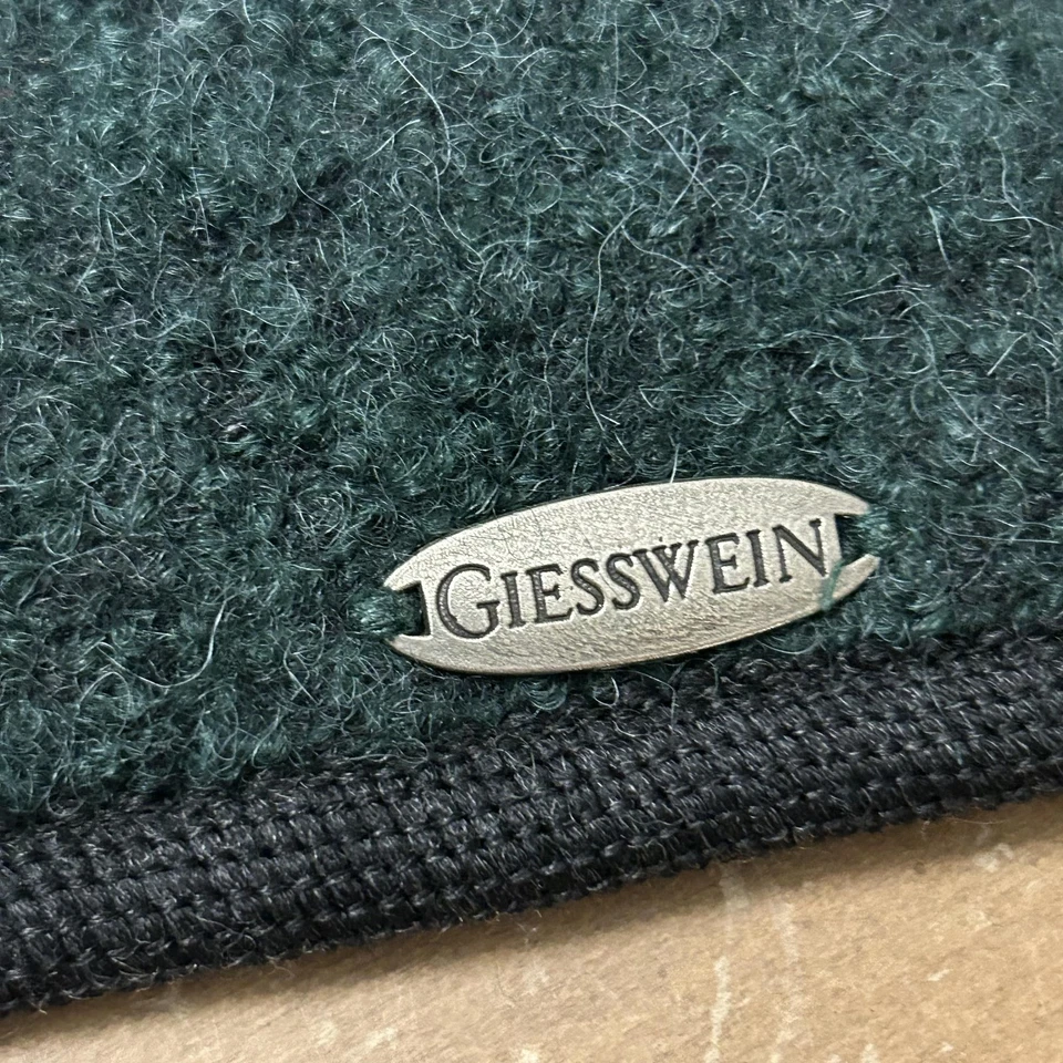 Chaqueta Giesswein para mujer 10 verde lana hervida cárdigan tirolesa botones de metal Foto 2 de 4