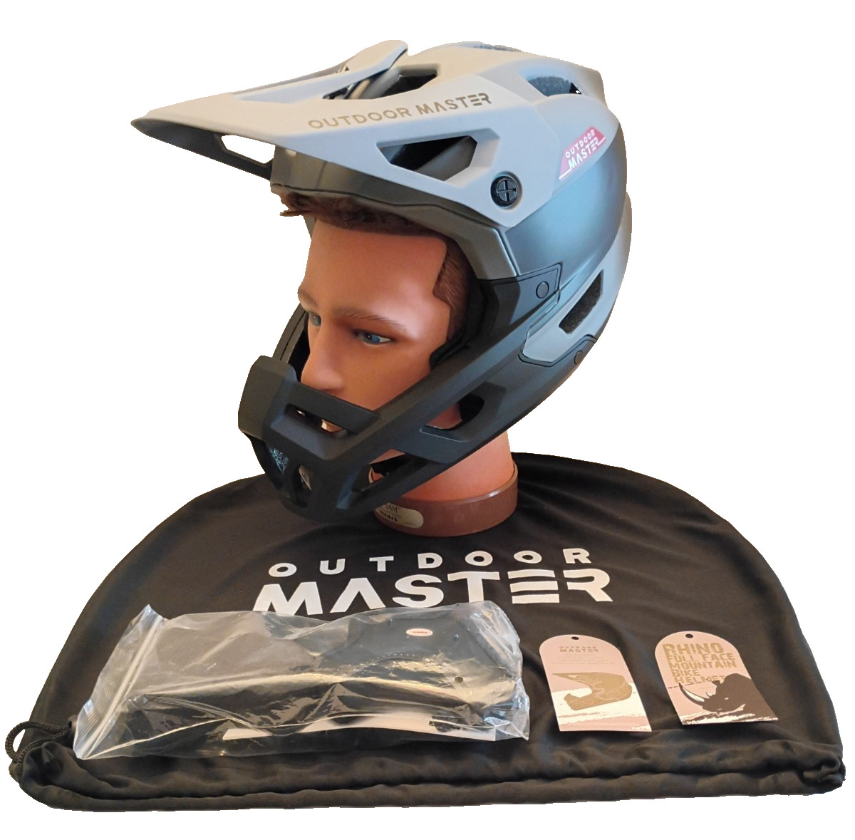 Outdoor Master Lightweight Full Face Mountain Bike Helmet Me