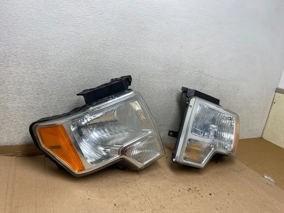 Faros halógenos izquierdo+derecho Ford F-150 F150 2009 a 2014 U8168 DW Foto 3 de 4