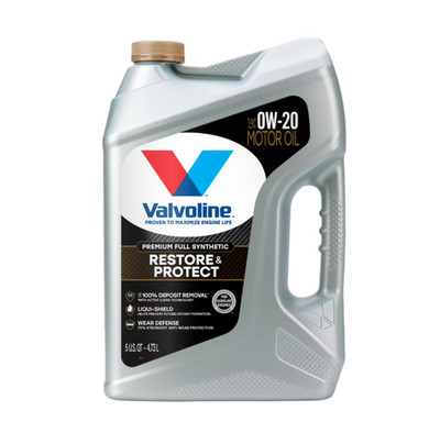 Restore & Protect Full Synthetic 0W-20 Motor Oil 5 QT, Enhanced Protection