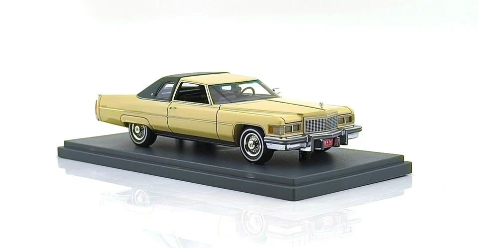 1/43 Cadillac Coupe De Ville 1976 biege NEO 44416 no Spark Minichamps TSM - Bild 3 von 4