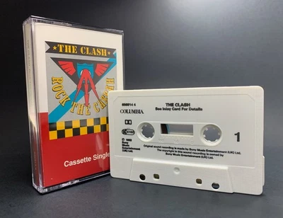 The Clash ROCK THE CASBAH Cassette Single 656814-4 **UK 1ST ISSUE 1991** SCARCE - Image 1 of 4
