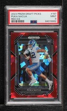 2023 Panini Prizm Draft Picks Red Ice Prizm Puka Nacua #197 PSA 9 MINT 08rj
