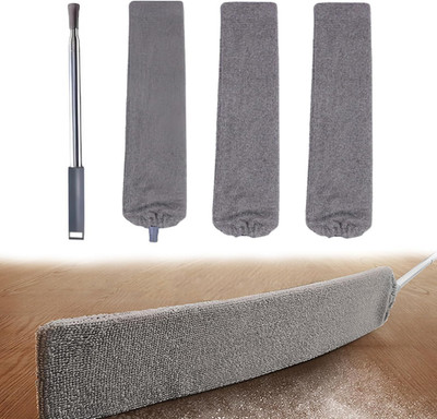 Gap Dust Cleaner under Appliance Dust Brush with Extension Pole Microfiber Duste