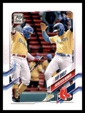 2021 Topps Update #US287 Alex Verdugo / Enrique Hernandez Boston Red Sox 44081