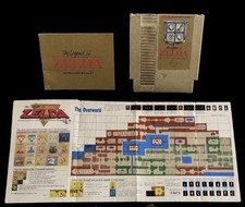 The Legend Of Zelda NES Nintendo Game Circle Seal Complete In Box CIB Not Sealed