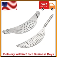 Stainless Steel Pasta Strainer Insert Drainer for Pot Pan Kitchen Colander Tool