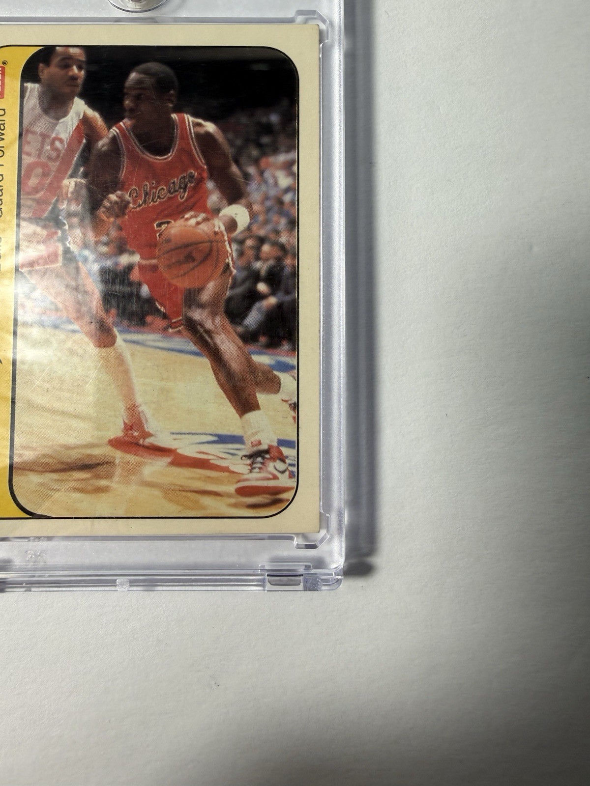1986-87 Fleer - Stickers Michael Jordan #8 (RC) view 2