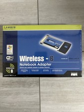 Linksys Wireless-B Notebook Adapter Model WPC11 v4 Laptop WiFi Card 11Mbps NIB
